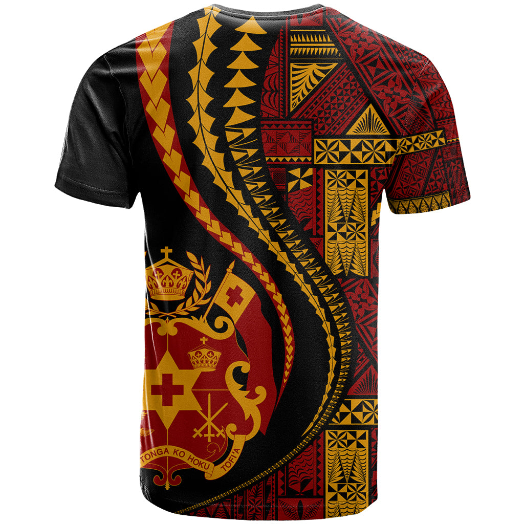 Vintage Tonga Malo E Lelei Ngatu Pattern T Shirt LT9 - Polynesian Pride
