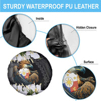 Philippines Eagle with Coat Of Arm Spare Tire Cover Simple Sampaguita Jasmine