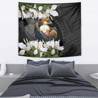 Philippines Eagle with Coat Of Arm Tapestry Simple Sampaguita Jasmine