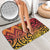 New Zealand Rangatira Custom Bathroom Set Red and Gold Niho Taniwha Maori Tribal - Polynesian Pride
