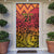 New Zealand Rangatira Custom Door Cover Red and Gold Niho Taniwha Maori Tribal - Polynesian Pride