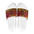 New Zealand Rangatira Custom Slide Sandals Red and Gold Niho Taniwha Maori Tribal - Polynesian Pride