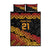 New Zealand Rugby Pacific Custom Quilt Bed Set Rangatira Maori Kowhaiwhai Pattern