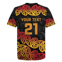 New Zealand Rugby Pacific Custom Rugby Jersey Rangatira Maori Kowhaiwhai Pattern
