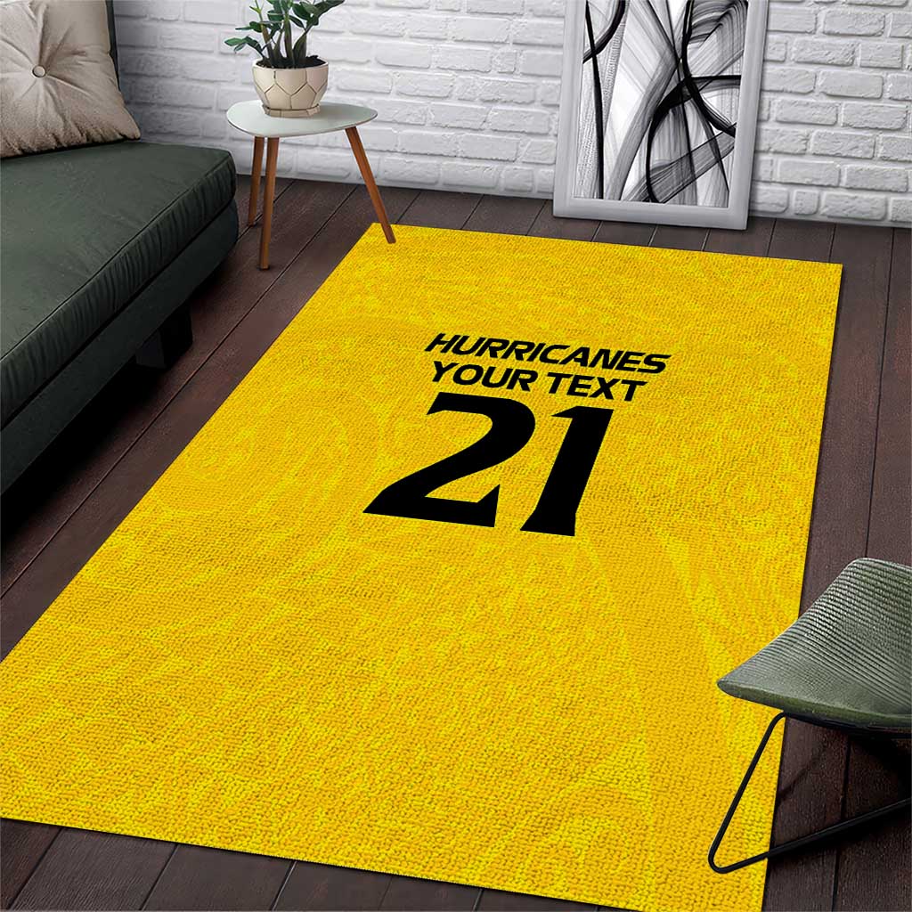 New Zealand Rugby Pacific Custom Area Rug Hau Awhiowhio Maori Tribal Tattoo