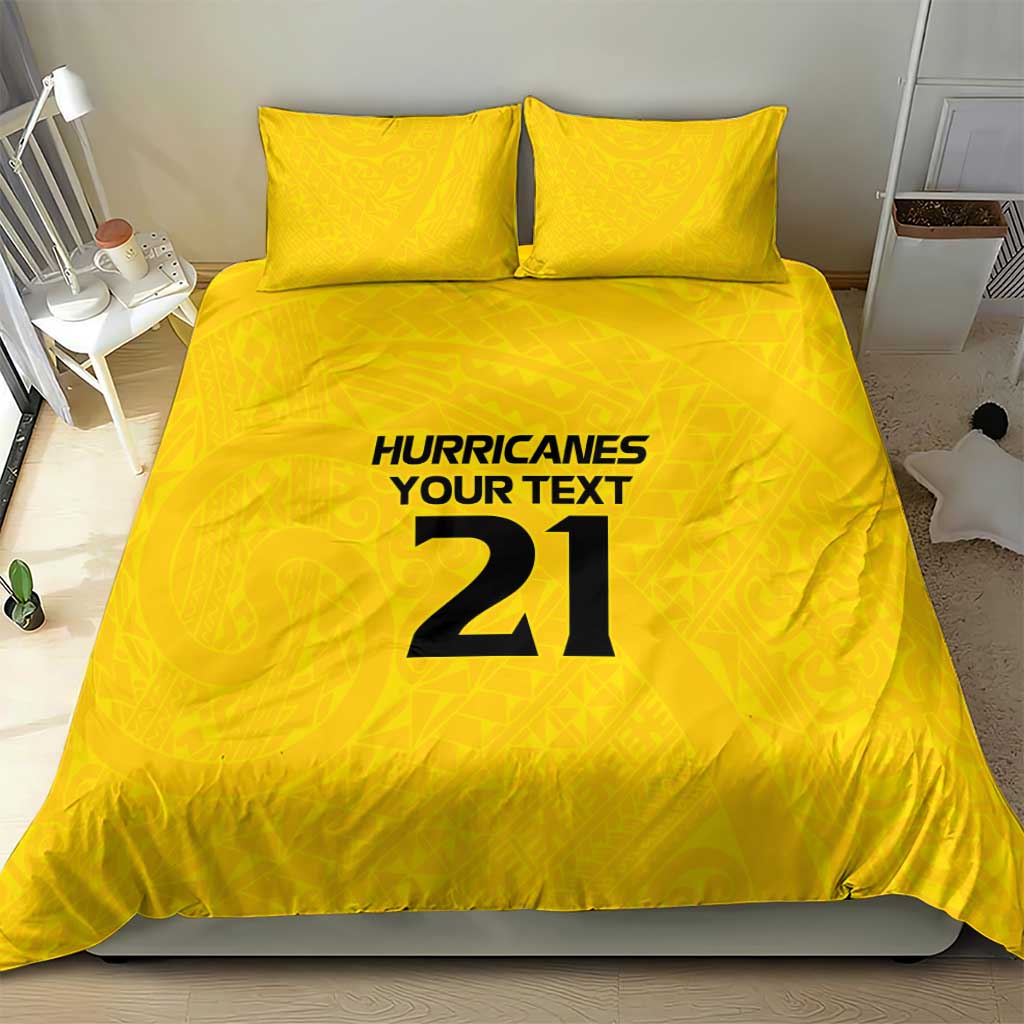 New Zealand Rugby Pacific Custom Bedding Set Hau Awhiowhio Maori Tribal Tattoo