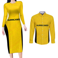 New Zealand Rugby Pacific Custom Couples Matching Long Sleeve Bodycon Dress and Long Sleeve Button Shirt Hau Awhiowhio Maori Tribal Tattoo