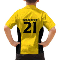 New Zealand Rugby Pacific Custom Family Matching Off Shoulder Short Dress and Hawaiian Shirt Hau Awhiowhio Maori Tribal Tattoo