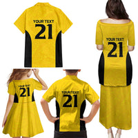 New Zealand Rugby Pacific Custom Family Matching Puletasi and Hawaiian Shirt Hau Awhiowhio Maori Tribal Tattoo