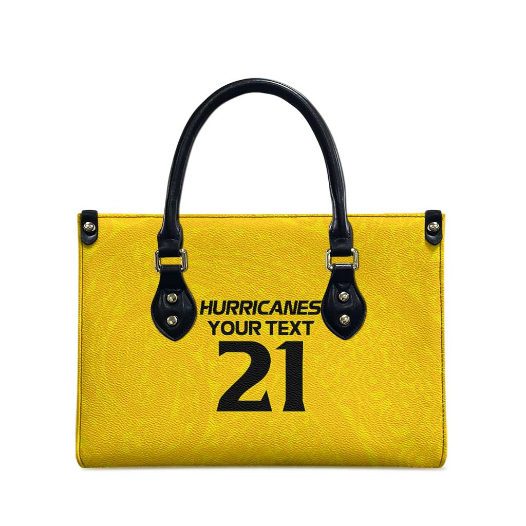 New Zealand Rugby Pacific Custom Leather Bag Hau Awhiowhio Maori Tribal Tattoo - Polynesian Pride