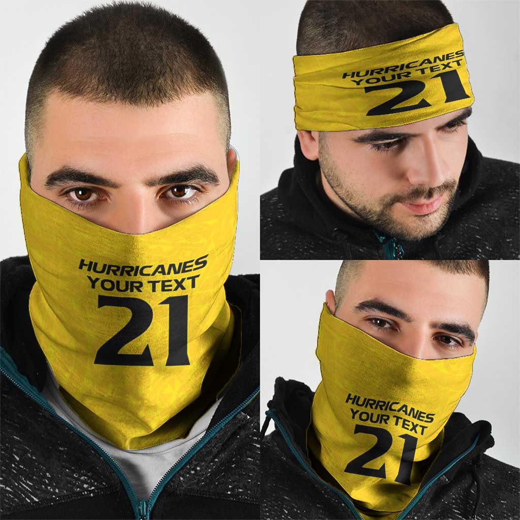 New Zealand Rugby Pacific Custom Neck Gaiter Hau Awhiowhio Maori Tribal Tattoo - Polynesian Pride