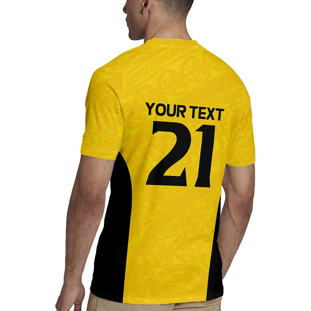 New Zealand Rugby Pacific Custom Rugby Jersey Hau Awhiowhio Maori Tribal Tattoo