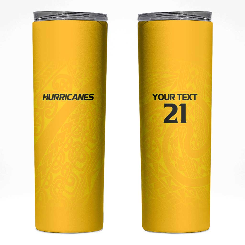 New Zealand Rugby Pacific Custom Skinny Tumbler Hau Awhiowhio Maori Tribal Tattoo