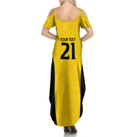 New Zealand Rugby Pacific Custom Summer Maxi Dress Hau Awhiowhio Maori Tribal Tattoo