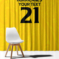 New Zealand Rugby Pacific Custom Window Curtain Hau Awhiowhio Maori Tribal Tattoo