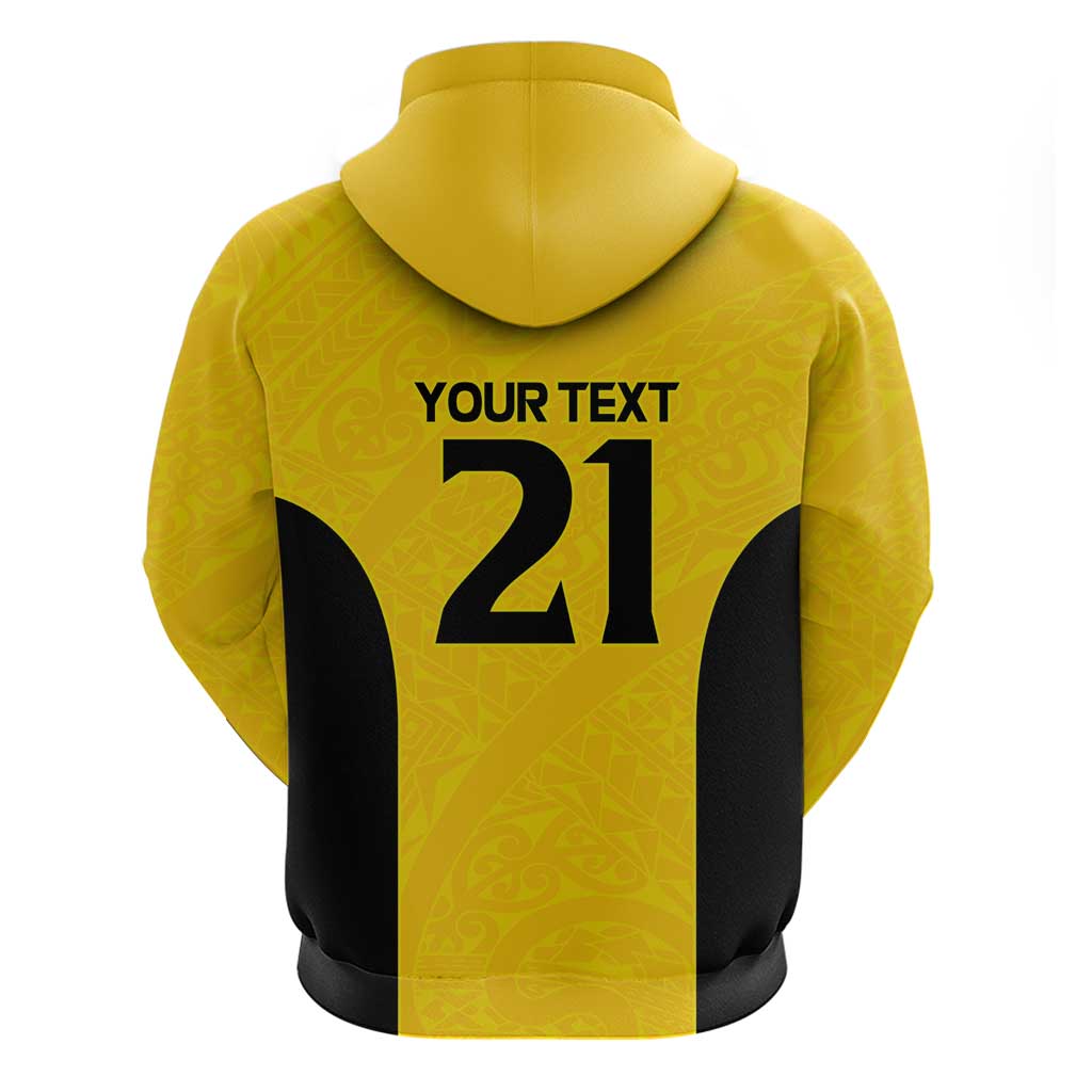 New Zealand Rugby Pacific Custom Zip Hoodie Hau Awhiowhio Maori Tribal Tattoo