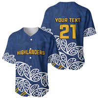 New Zealand Rugby Pacific Custom Baseball Jersey Kahupeka Maori Kowhaiwhai Pattern