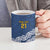 New Zealand Rugby Pacific Custom Ceramic Mug Kahupeka Maori Kowhaiwhai Pattern - Polynesian Pride
