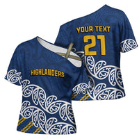 New Zealand Rugby Pacific Custom Cross Shoulder Shirt Kahupeka Maori Kowhaiwhai Pattern - Polynesian Pride