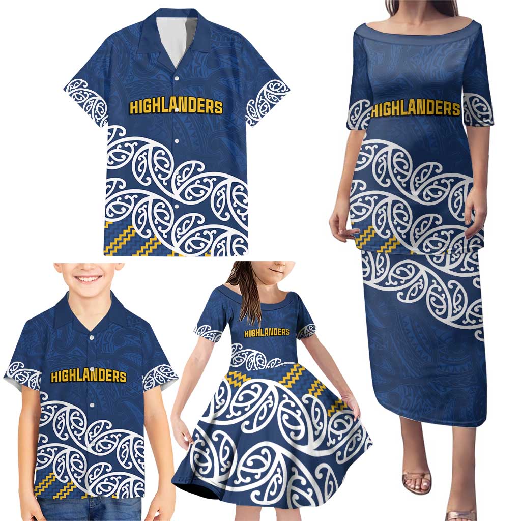 New Zealand Rugby Pacific Custom Family Matching Puletasi and Hawaiian Shirt Kahupeka Maori Kowhaiwhai Pattern