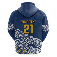 New Zealand Rugby Pacific Custom Hoodie Kahupeka Maori Kowhaiwhai Pattern