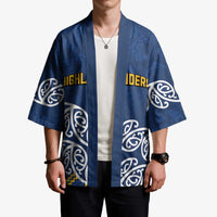 New Zealand Rugby Pacific Custom Kimono Kahupeka Maori Kowhaiwhai Pattern - Polynesian Pride
