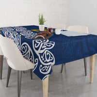 New Zealand Rugby Pacific Custom Tablecloth Kahupeka Maori Kowhaiwhai Pattern