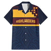 New Zealand Rugby Pacific Custom Family Matching Mermaid Dress and Hawaiian Shirt Kahupeka Retro 2025 Taniko Motif