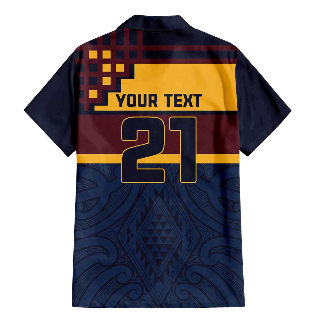 New Zealand Rugby Pacific Custom Family Matching Mermaid Dress and Hawaiian Shirt Kahupeka Retro 2025 Taniko Motif