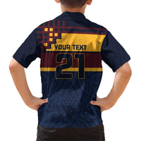 New Zealand Rugby Pacific Custom Family Matching Short Sleeve Bodycon Dress and Hawaiian Shirt Kahupeka Retro 2025 Taniko Motif