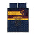 New Zealand Rugby Pacific Custom Quilt Bed Set Kahupeka Retro 2025 Taniko Motif