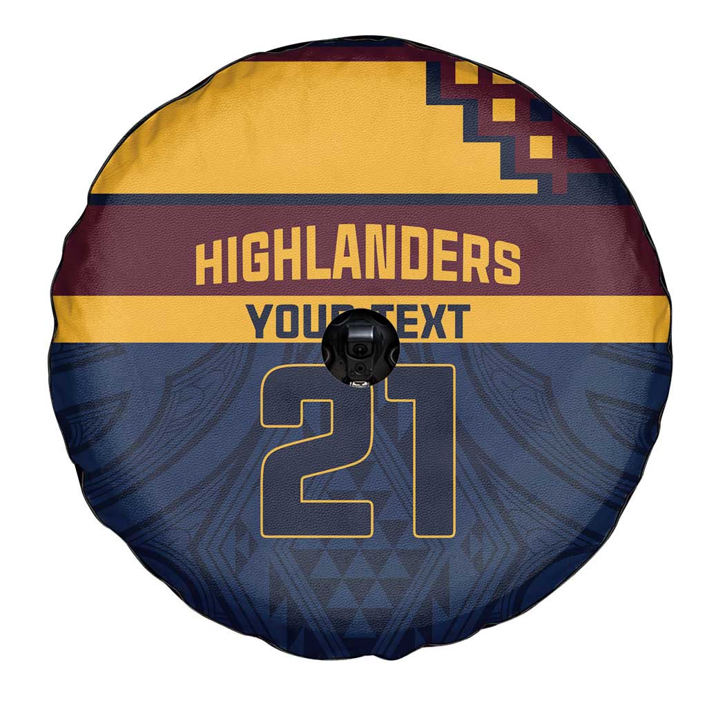 New Zealand Rugby Pacific Custom Spare Tire Cover Kahupeka Retro 2025 Taniko Motif