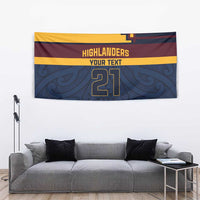 New Zealand Rugby Pacific Custom Tapestry Kahupeka Retro 2025 Taniko Motif