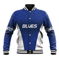 New Zealand Rugby Pacific Custom Baseball Jacket Kahurangi Auckland All Blue