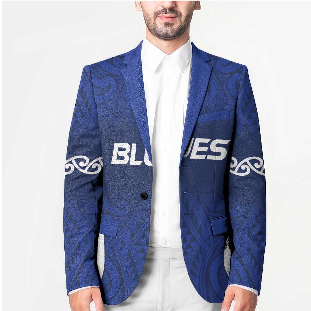 New Zealand Rugby Pacific Custom Blazer Kahurangi Auckland All Blue - Polynesian Pride