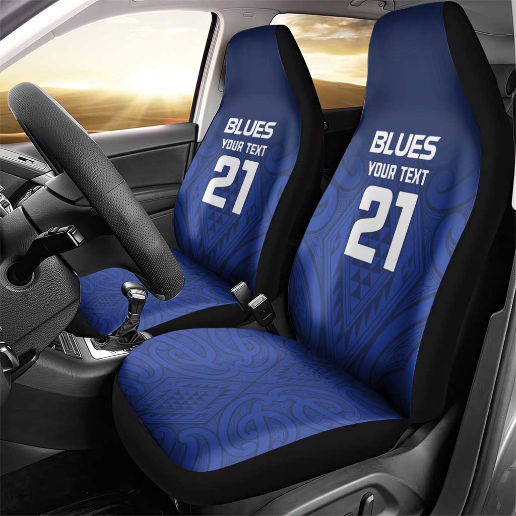 New Zealand Rugby Pacific Custom Car Seat Cover Kahurangi Auckland All Blue