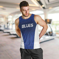 New Zealand Rugby Pacific Custom Men Tank Top Kahurangi Auckland All Blue