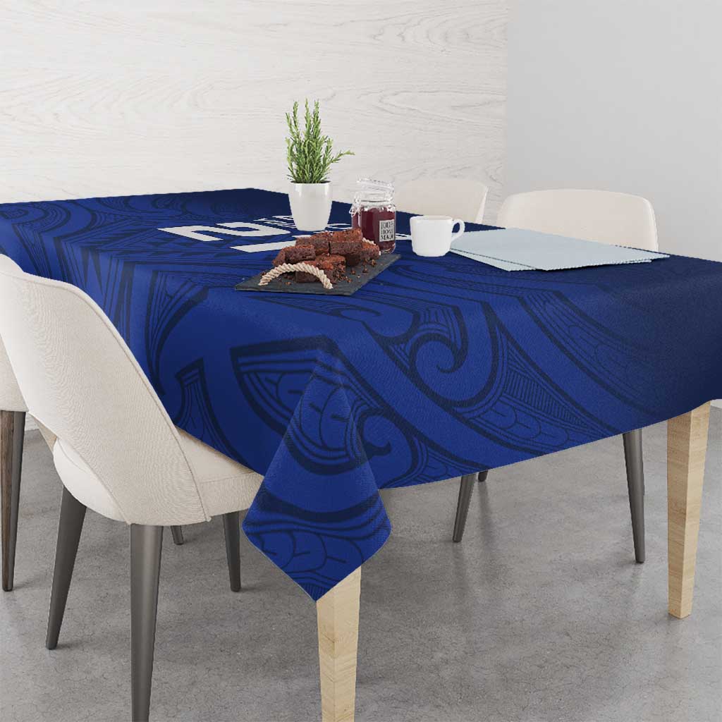 New Zealand Rugby Pacific Custom Tablecloth Kahurangi Auckland All Blue