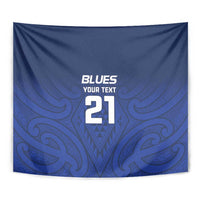 New Zealand Rugby Pacific Custom Tapestry Kahurangi Auckland All Blue
