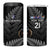 New Zealand Rugby Custom 4 in 1 Can Cooler Tumbler Glory Be To Black Silver-fern - Polynesian Pride