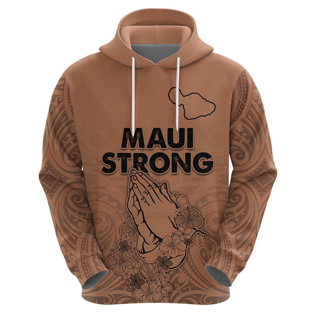 Hawaii Strong Maui Wildfire Hoodie No1 LT9 - Polynesian Pride
