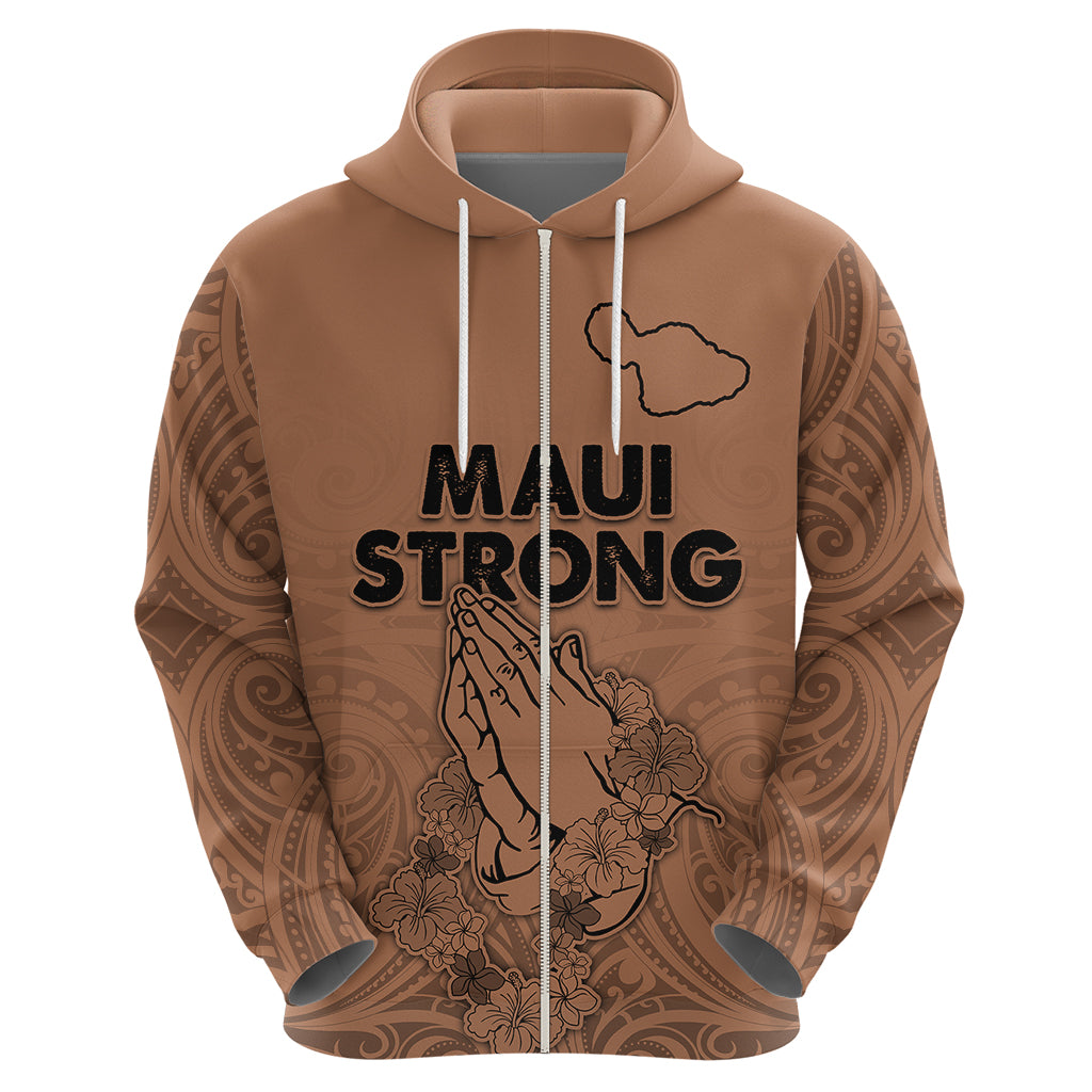Hawaii Strong Maui Wildfire Hoodie No1 LT9 - Polynesian Pride