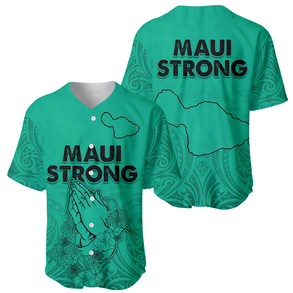 Hawaii Strong Maui Wildfire Baseball Jersey No2 LT9 - Polynesian Pride