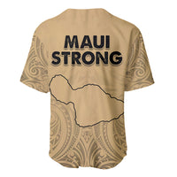 Hawaii Strong Maui Wildfire Baseball Jersey No3 LT9 - Polynesian Pride