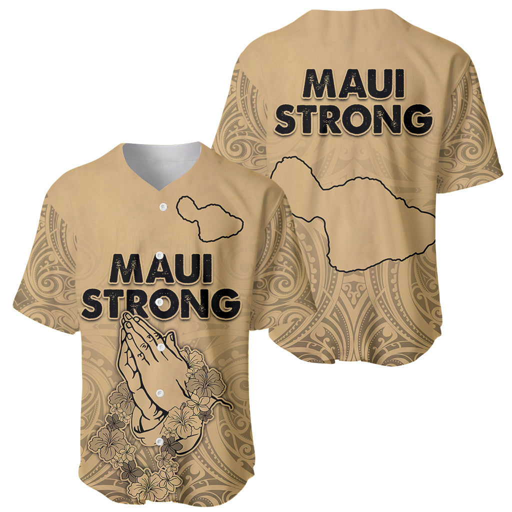 Hawaii Strong Maui Wildfire Baseball Jersey No3 LT9 - Polynesian Pride