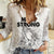 Hawaii Strong Maui Wildfire Women Casual Shirt No4 LT9 Female White - Polynesian Pride