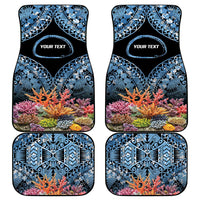 Personalised Nukuoro Micronesia Atoll Car Mats with Pacific Coral Reef