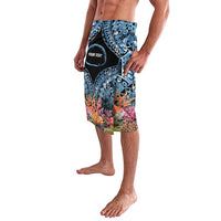 Personalised Nukuoro Micronesia Atoll Lavalava with Pacific Coral Reef