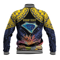 Tokelau Atafu Atoll Personalised Baseball Jacket Pacific Coral Reef Vibe LT9 - Polynesian Pride