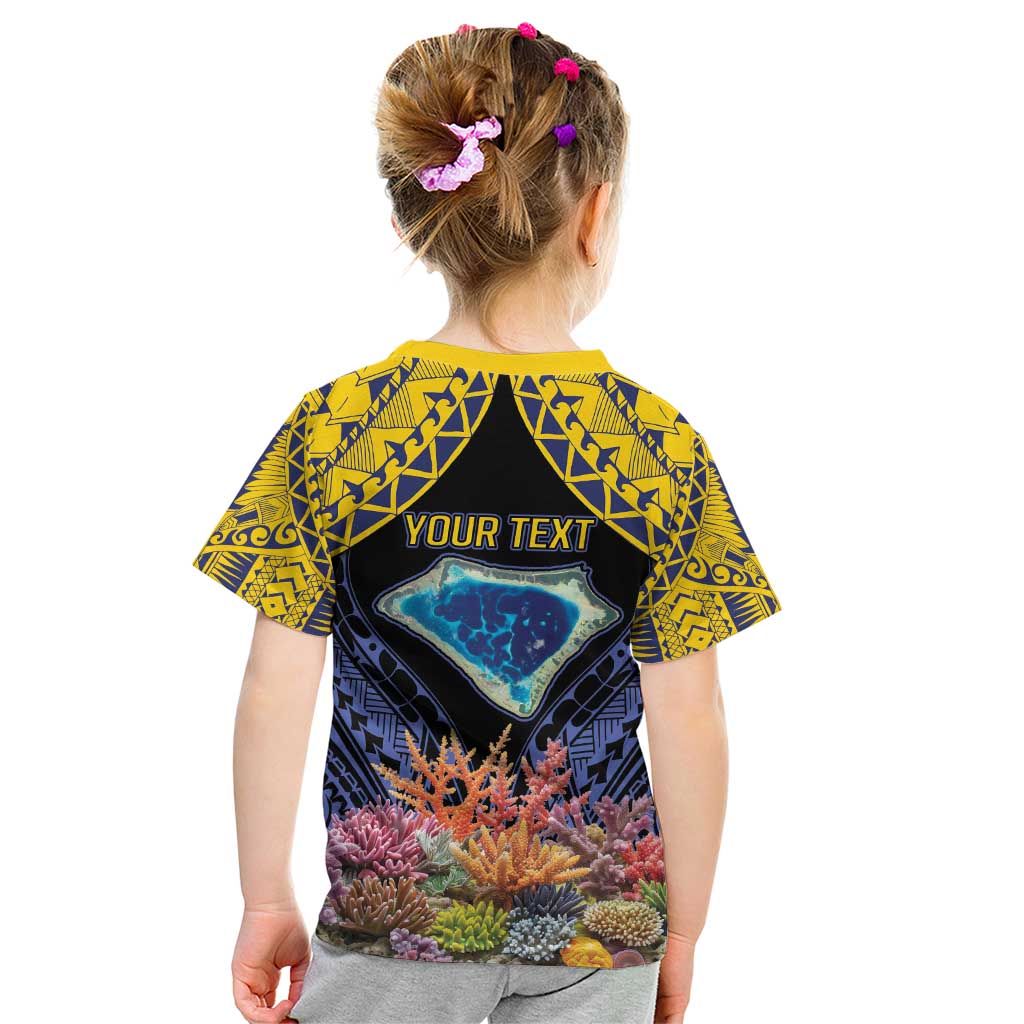 Tokelau Atafu Atoll Personalised Kid T Shirt Pacific Coral Reef Vibe LT9 - Polynesian Pride